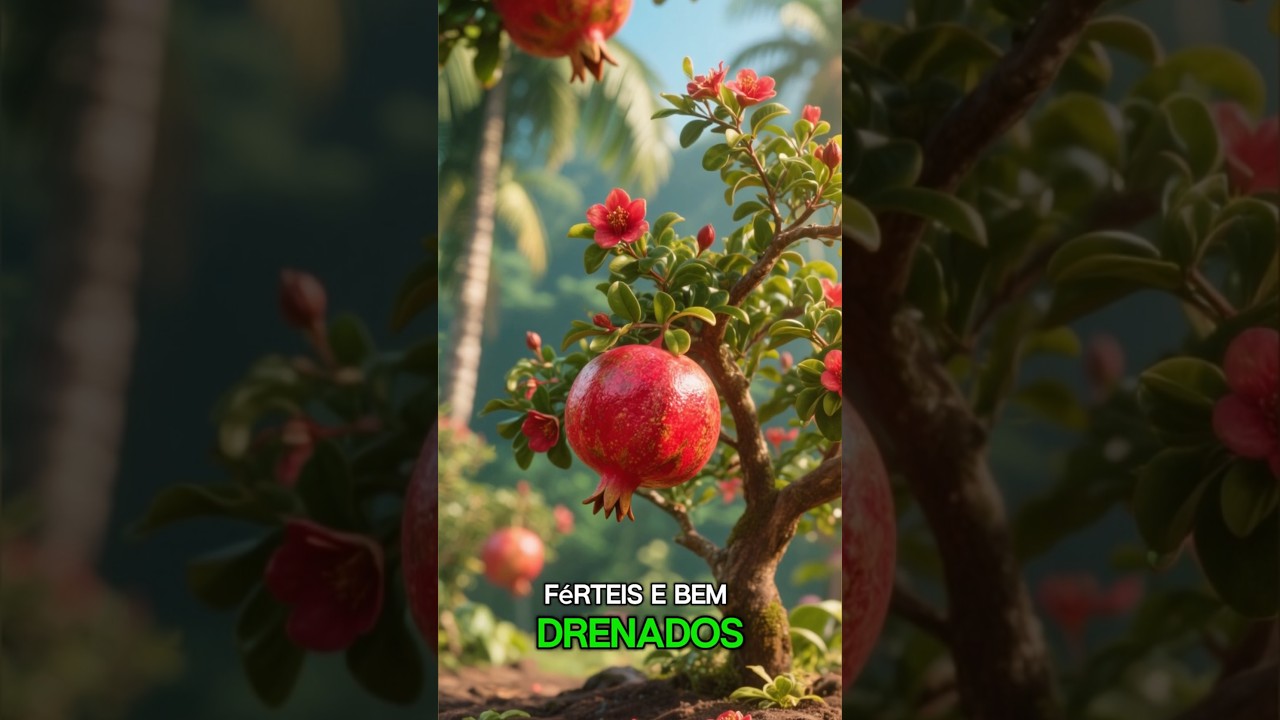 A &Aacute;RVORE DO FRUTO ROM&Atilde;, CLIMAS TROPICAIS E SUBTROPICAIS #agro #curiosidades #natureza