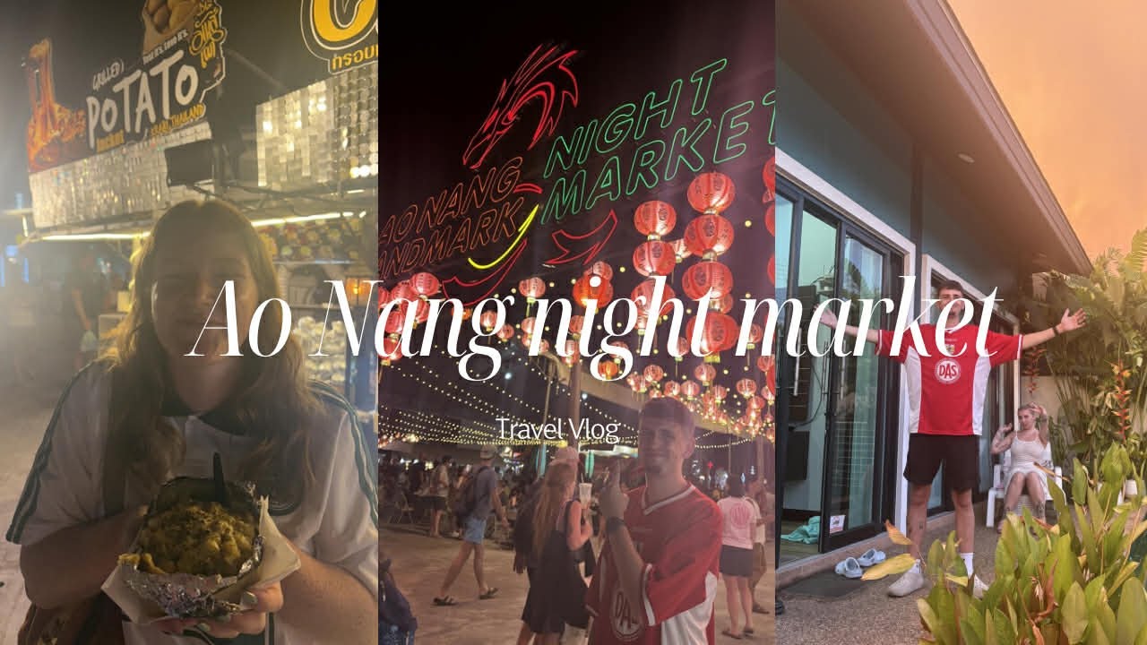 Is This the BEST Street Market in Thailand? 🇹🇭 | Ao Nang, Krabi