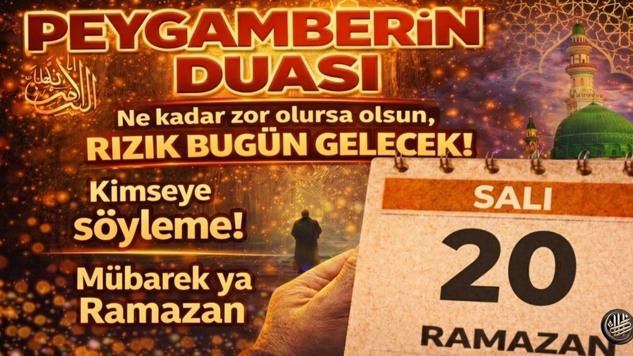 ✨20 RAMAZAN🤲Hızır Peygamber’in Çok Güçlü Duası |Evladın ve ailen için ilahi yardım,koruma ve bereket