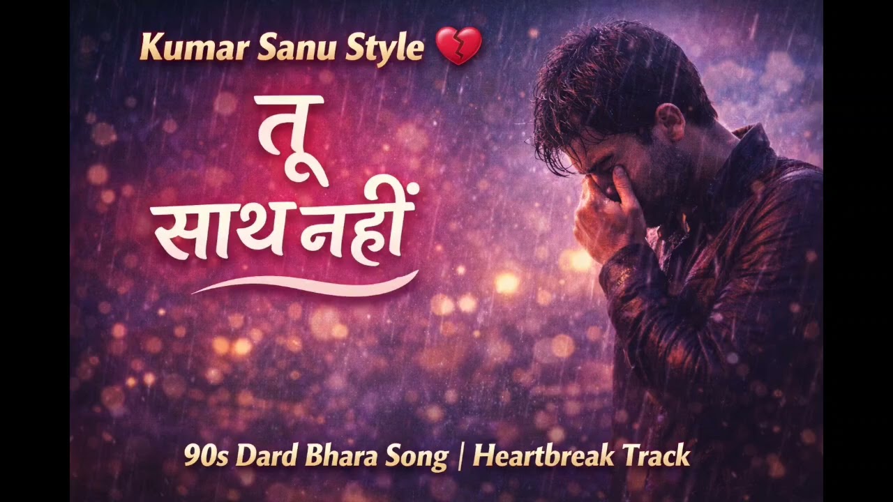 तू साथ नहीं 💔 | 90s Sad Romantic Song | Heart Touching Breakup Song | Hindi Sad Song 2026