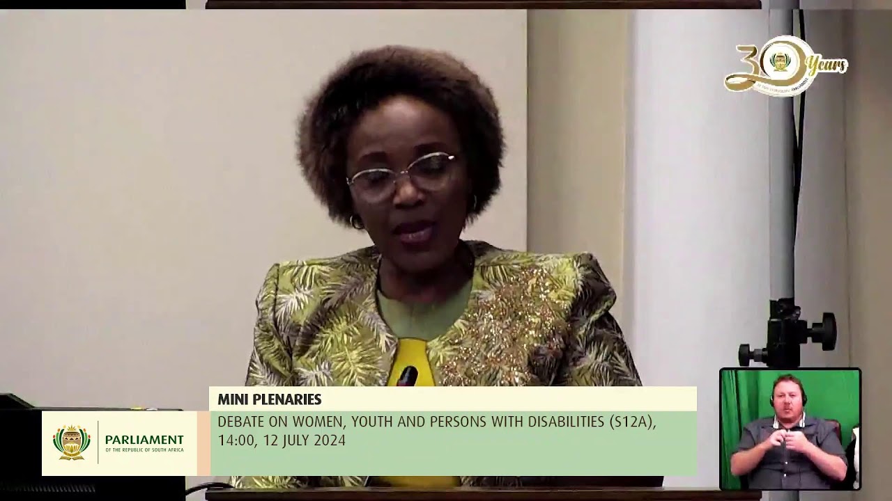 MINI PLENARIES, Debate on Women, Youth and Persons with Disabilities, 12 July 2024