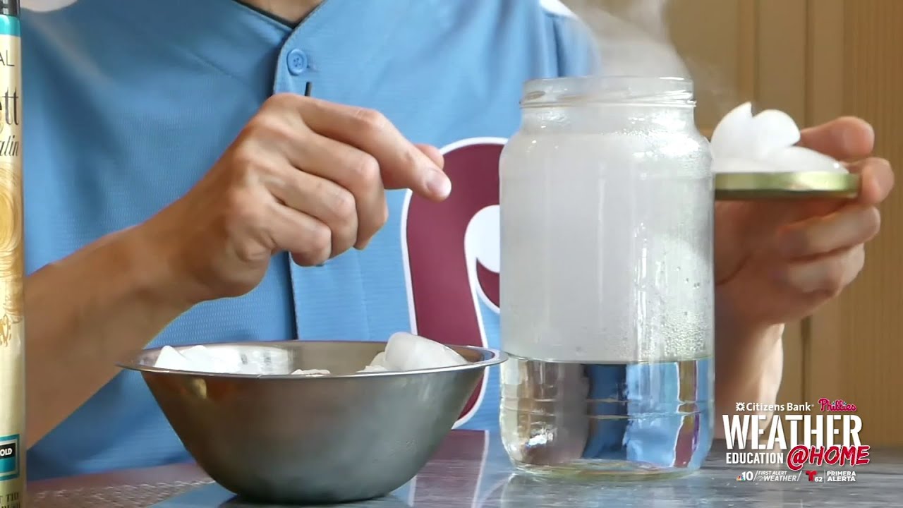 Make a Cloud in a Jar! Weather Education Week Experiment | NBC10 Philadelphia