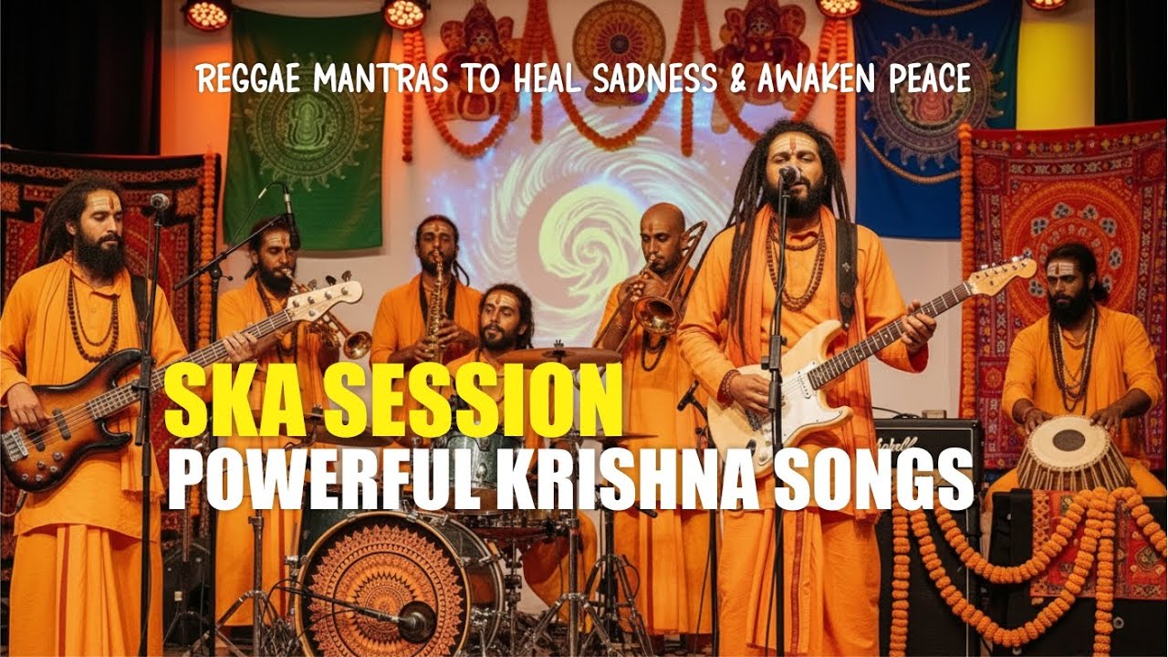 Ska Reggae Mantras Session | Powerful Krishna Songs for Healing Anxiety, Sadness & Inner Peace