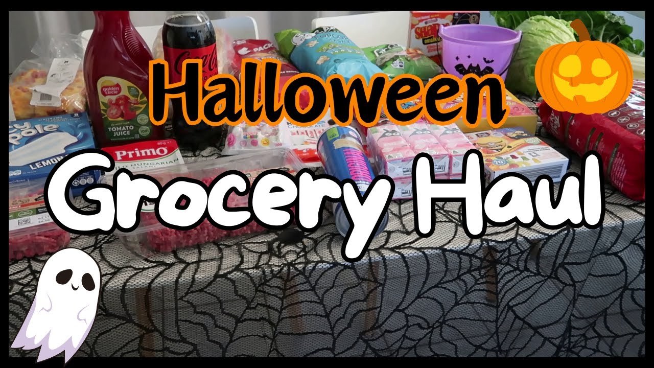 HALLOWEEN GROCERY HAUL AUSTRALIA | HOMEMAKING WITH HAMPTON NOTE