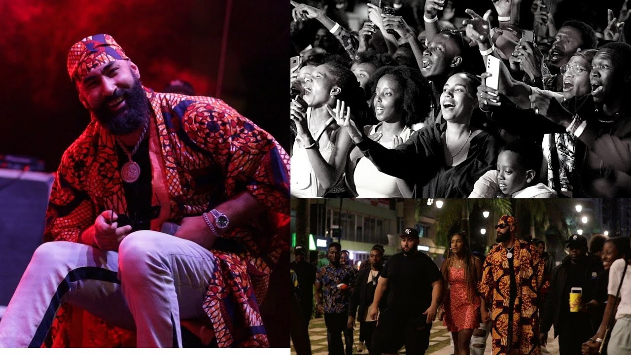 La Fouine  performs in Kigali  accompanied by his daughter @lafouineofficiel 🇷🇼