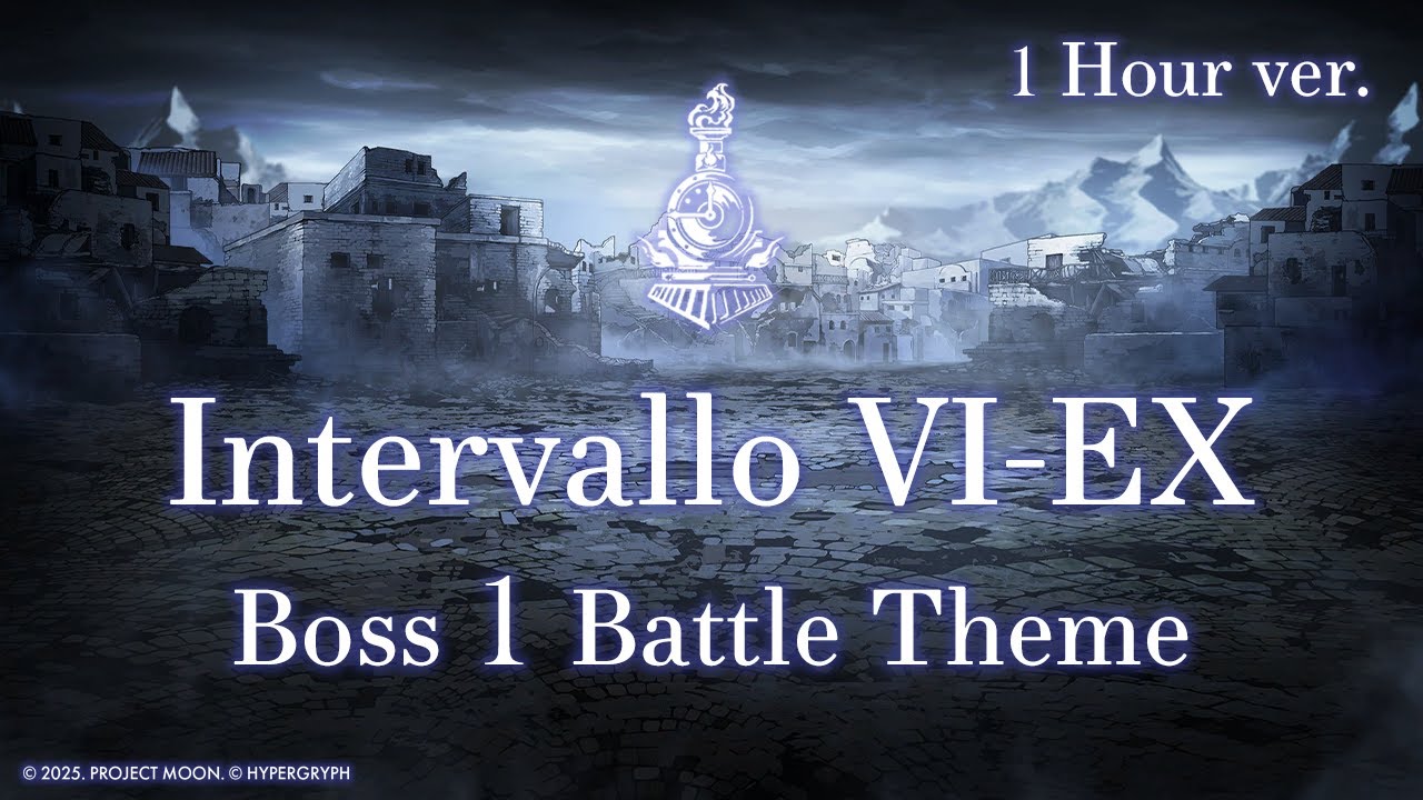 [Limbus Company X ARKNIGHTS] Intervallo VI-EX Boss 1 Battle Theme (1 Hour Ver.)