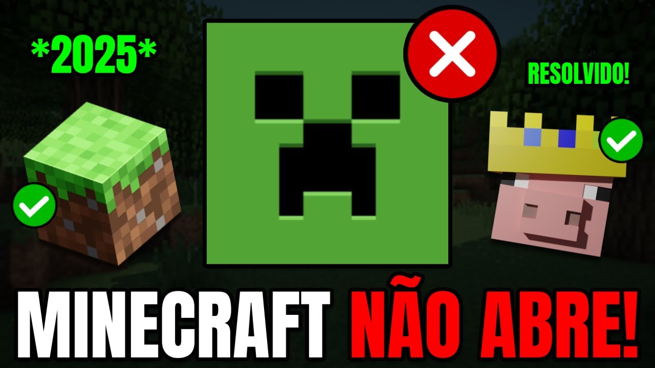 Como RESOLVER! Minecraft Launcher N&atilde;o Abre - Minecraft N&atilde;o Inicia (2025)