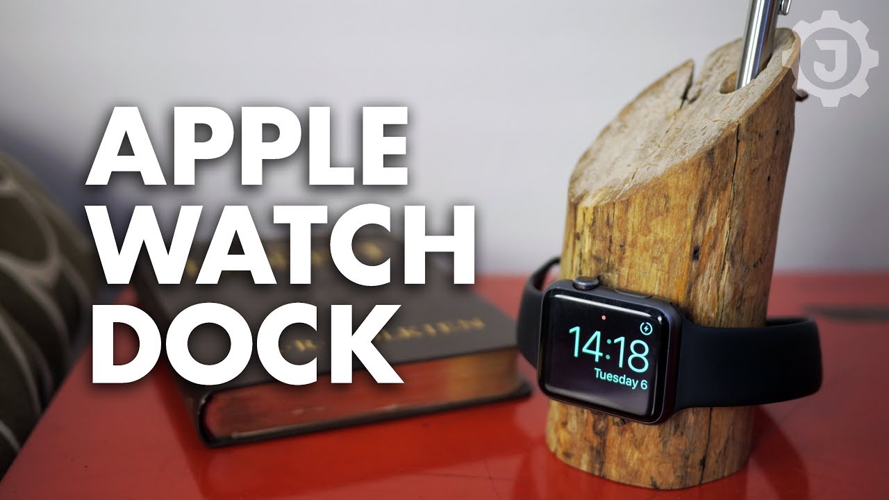 Rustic DIY Apple Watch Dock/Stand