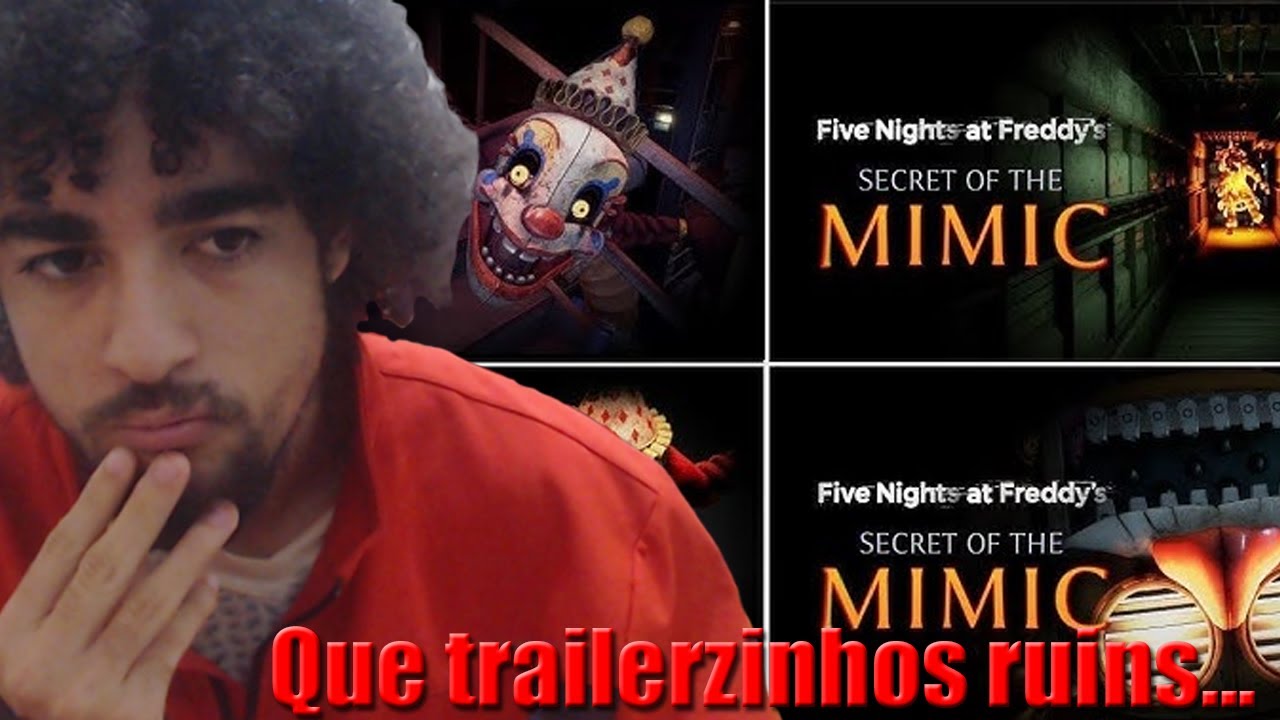 Reagi a TODOS os TRAILERS de FNAF Secret of the Mimic e...