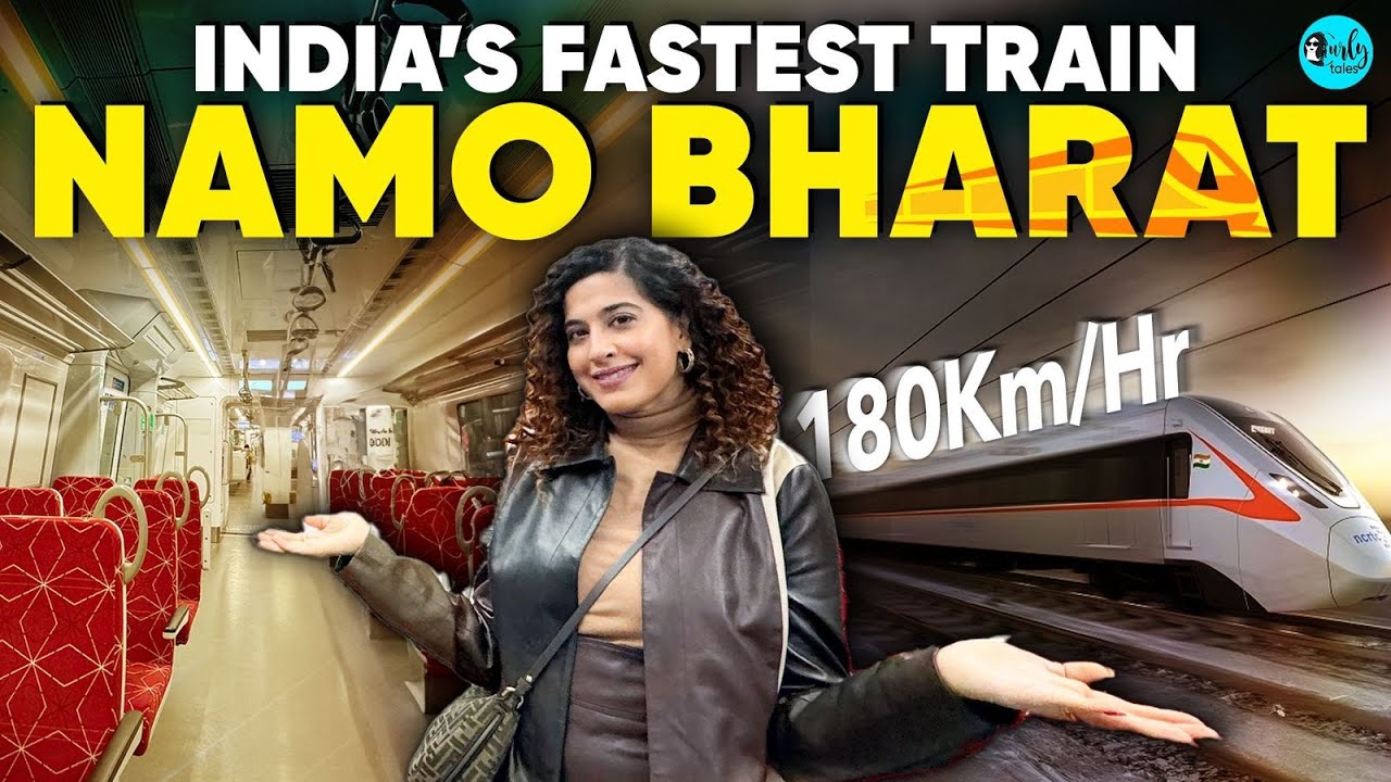 Namo Bharat: India's Fastest Train- The Future of Rail Travel| I Love My India| Curly Tales