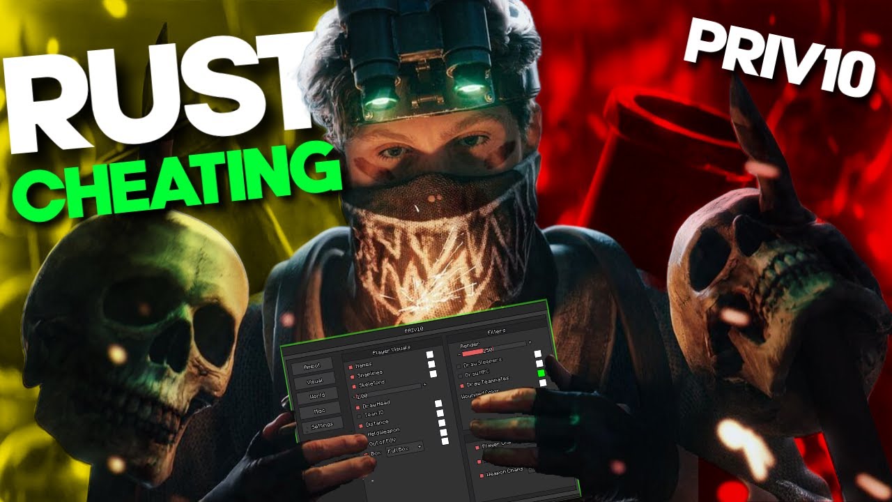 Legit Cheating Until a RUST Zerg Raids Me | ft. priv10