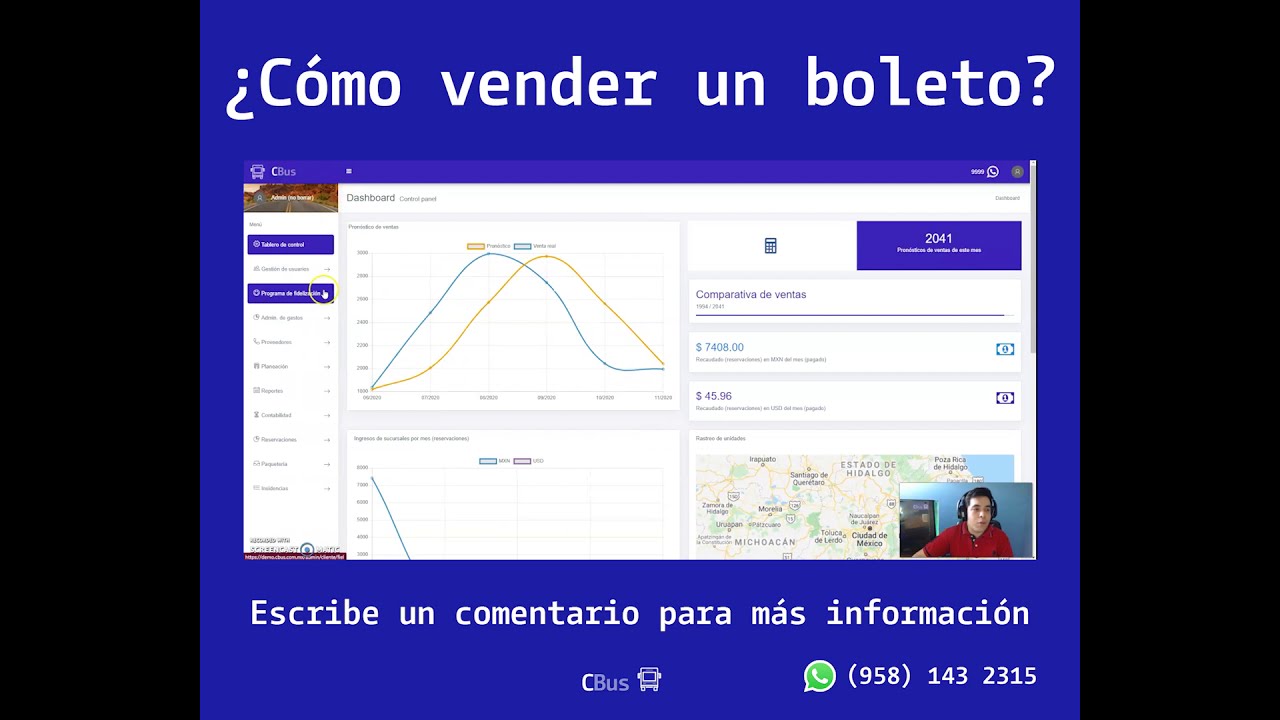 Sistema de venta de pasajes | &iquest;C&oacute;mo vender un boleto?