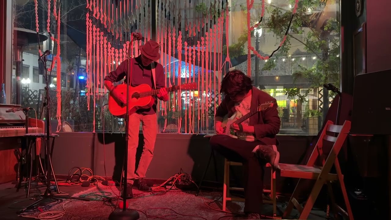 I'm Gonna Work My Land (Rod Harrison original)--Rod & Don at The Den Cafe open mic, Santa Ana CA
