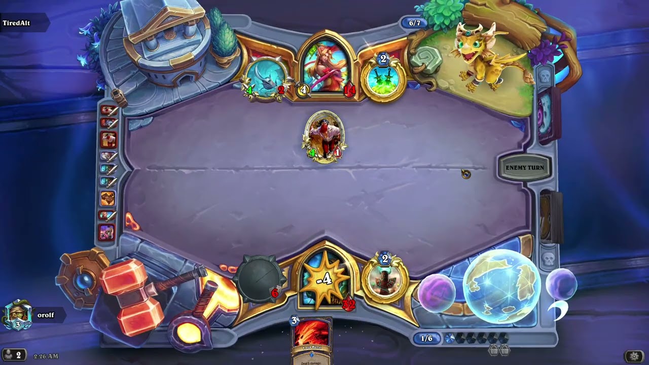 Orolf Hearthstone - Chaman Pirate Wild - Cataclysm pre release