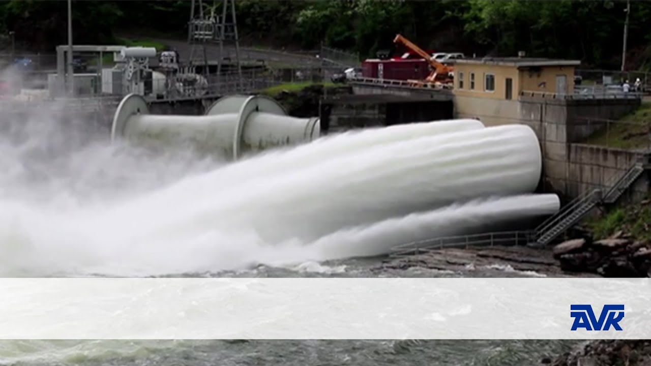 Discharge valve in Summersville Dam - AVK