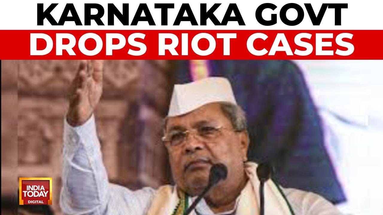 Karnataka Government Drops Cases Against Rioters, Sparks Controversy | India Today