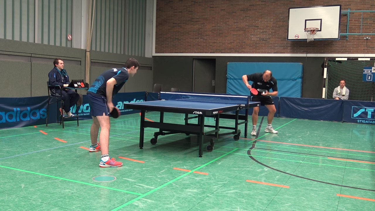 TT-VL (6-5) Block Spieler: Jürgen Ludwig - Leonard Putzolu | Tischtennis 28.01.2017