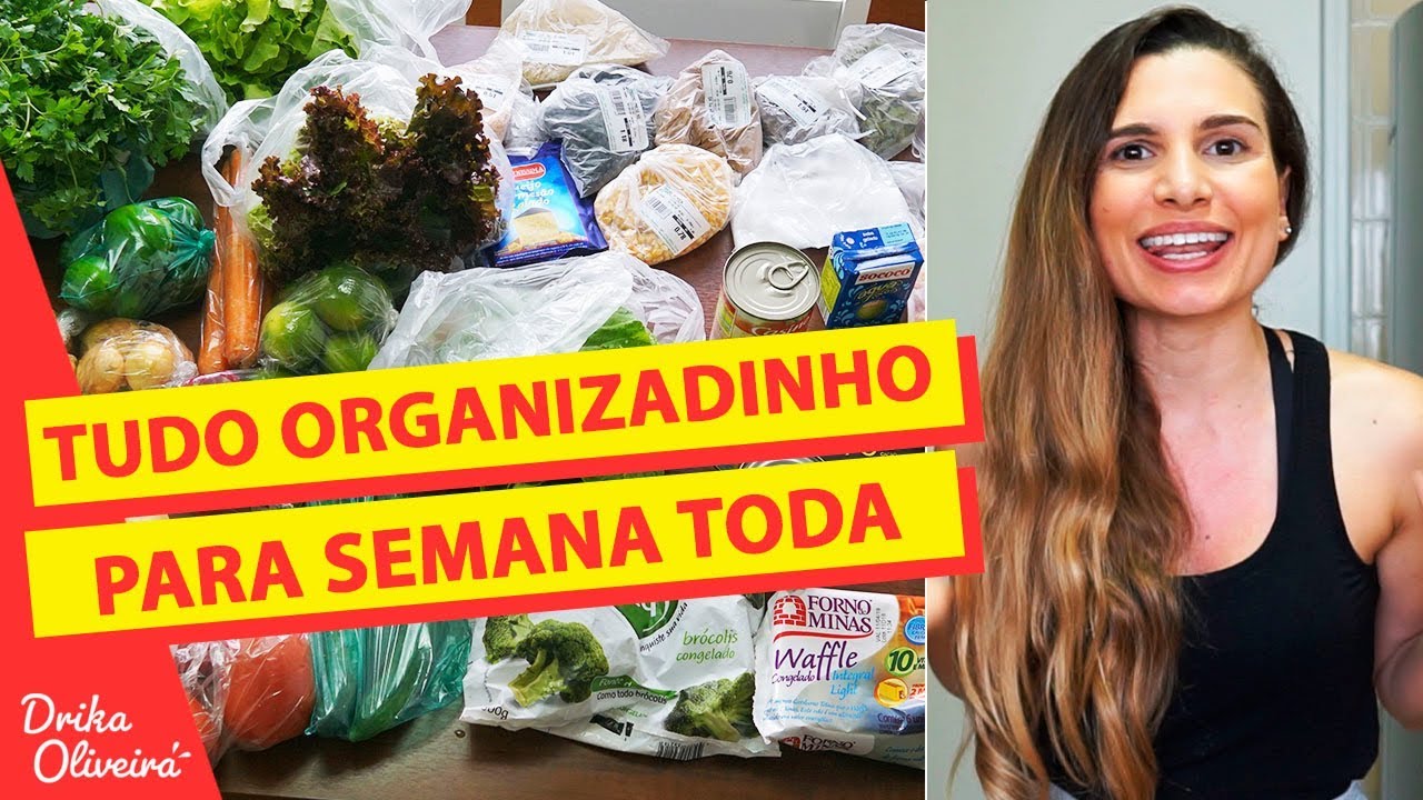 COMO ORGANIZO A COMIDA FITNESS DA SEMANA TODA / Legumes, Salada e Tempero