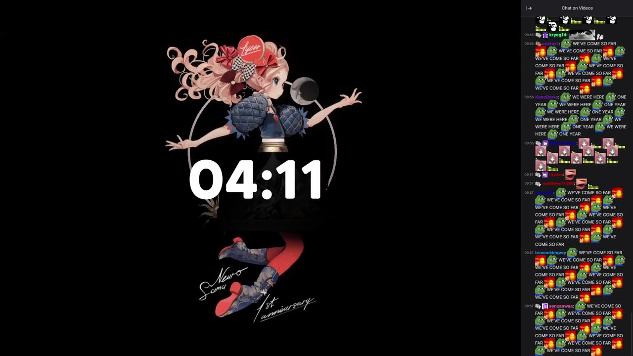 Neuro-Sama 2023 Subathon Intro with Twitch Chat