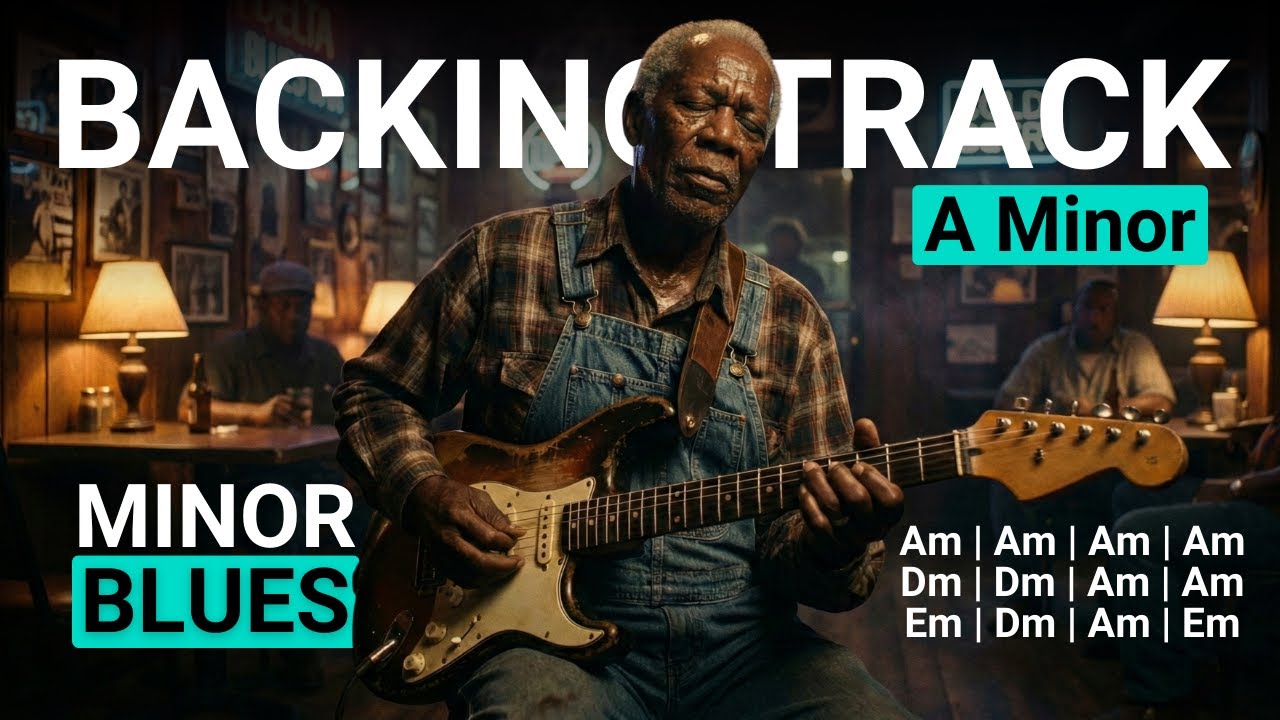 Old and Good Minor Blues Backing Track in A minor | 12 Bar Blues