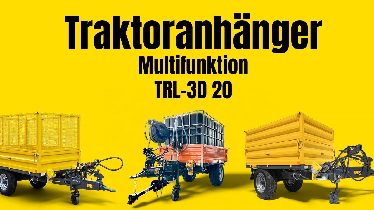 🚜💪 Der Alleskönner im Einsatz: matev Trailer TRL-3D 20 | Multitalent für Profis! 🌿 #kommunaltechnik