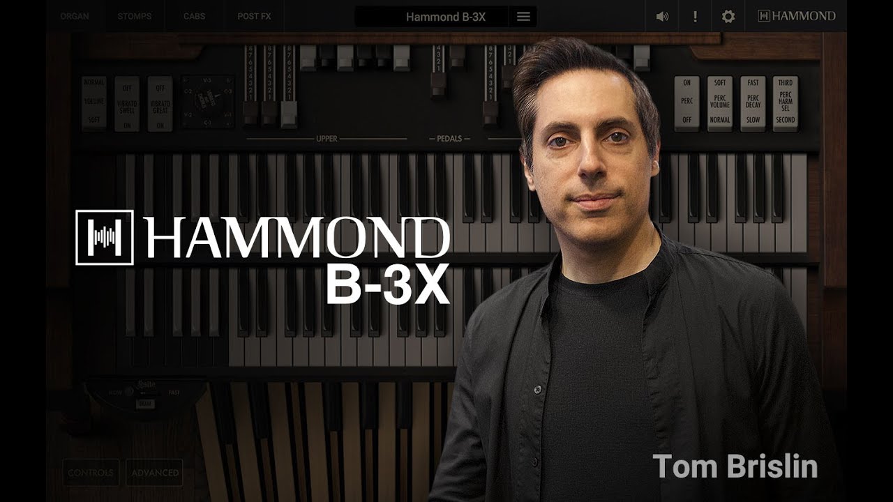 Том Брислин (Yes, Kansas) на виртуальном органе B3 Hammond B-3X