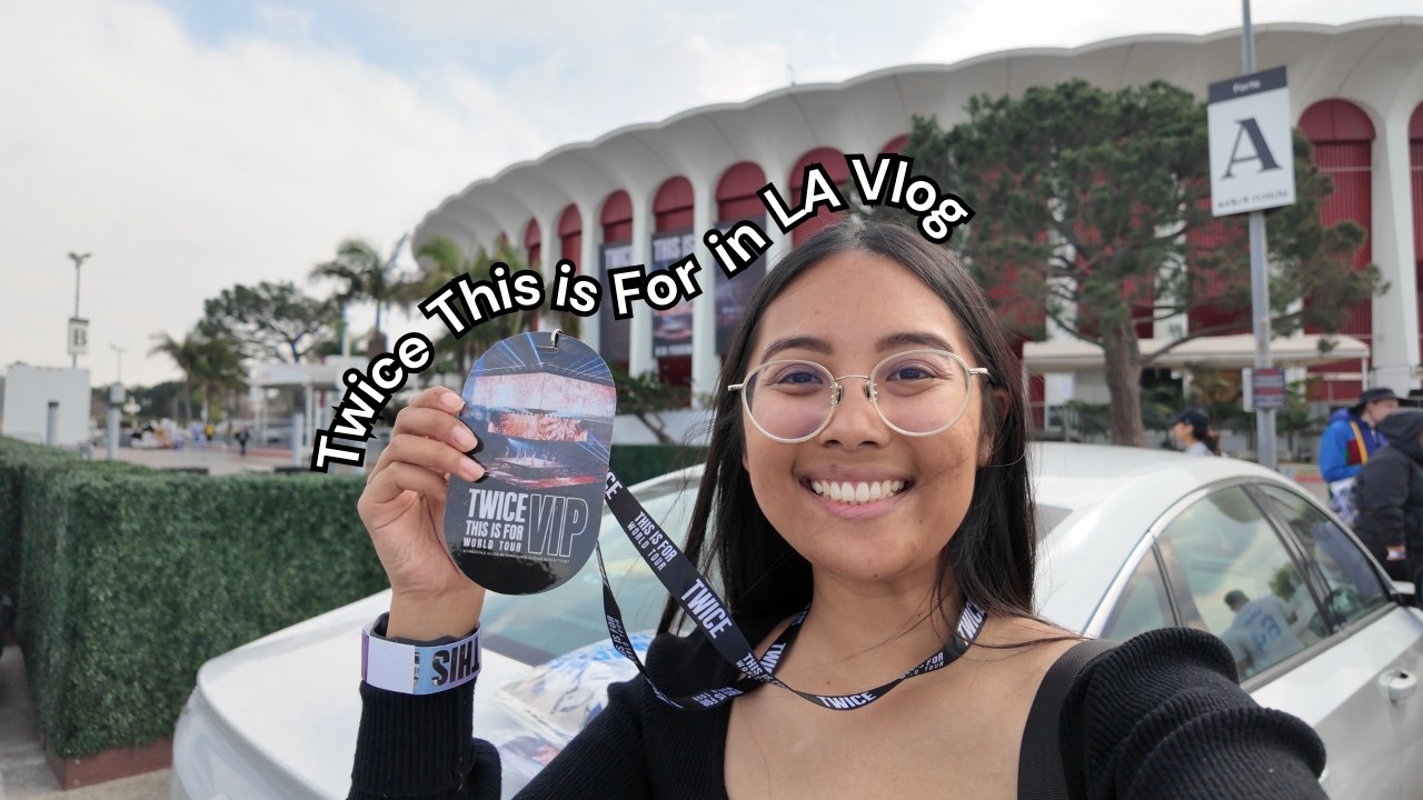 i was at the kia forum for 10 hours to see Twice (this is for LA VIP vlog)