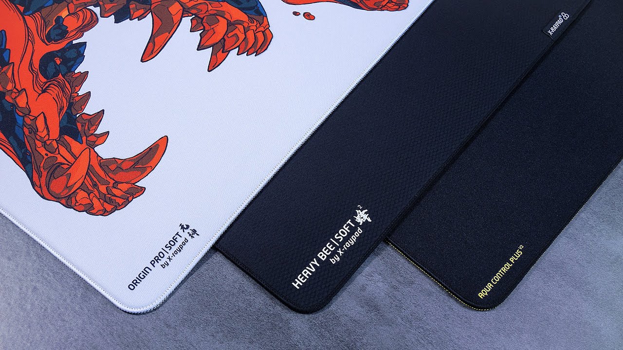 X-raypad Origin pro / Heavy bee / Aqua Control + v2 : Review