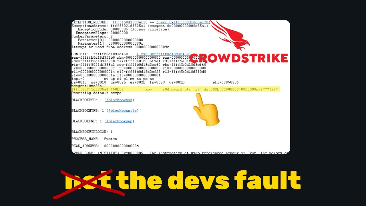 when a null pointer dereference breaks the internet lol
