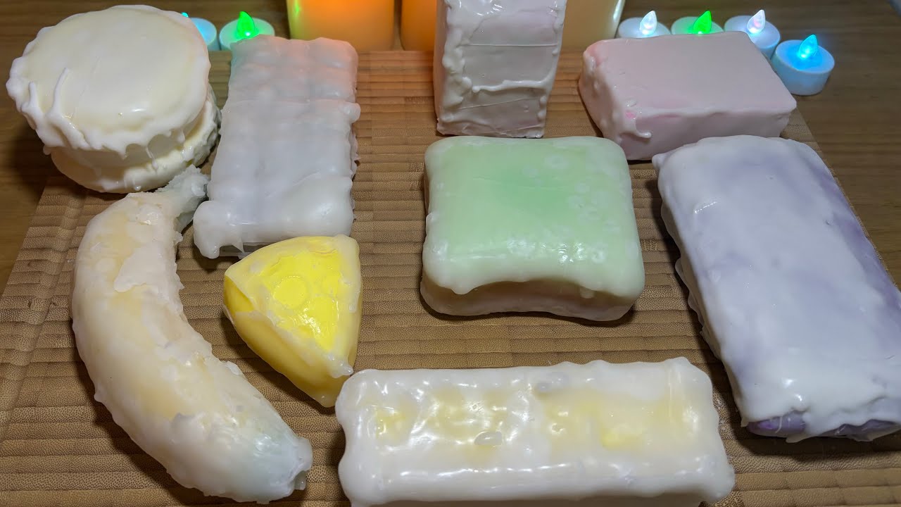 ASMR frozen wax squishes!