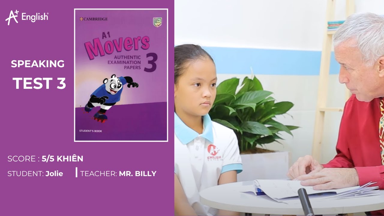 A1 MOVERS Speaking test –  JOLIE | SPEAKING TEST 3
