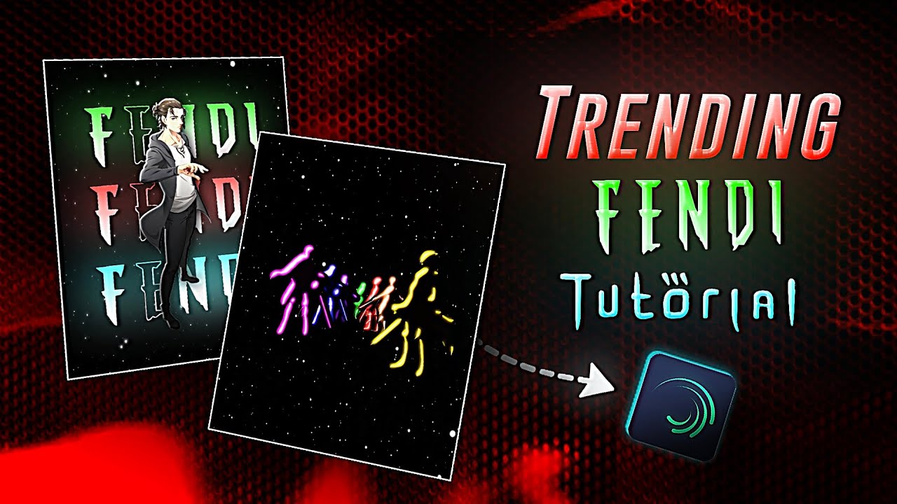 🔥Trending Fendi edit Tutorial in Alight Motion | Full breakdown (+Preset )🚀