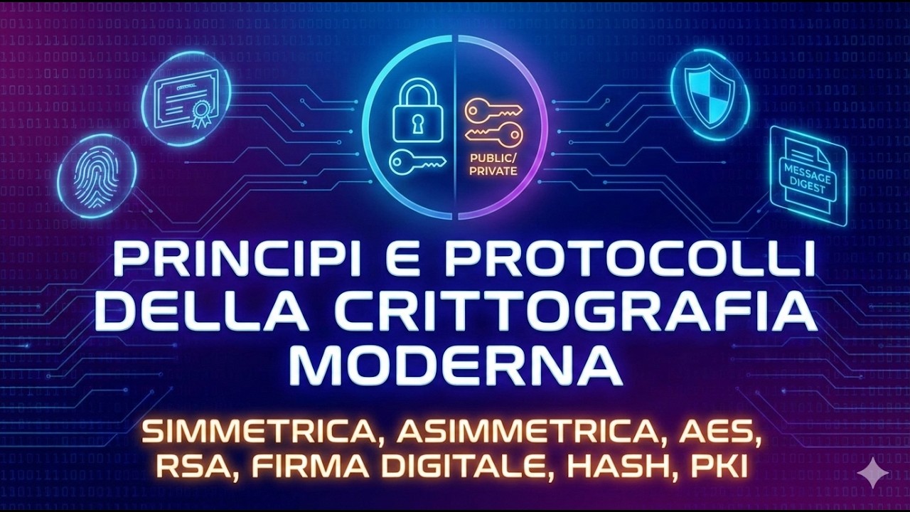 Principi e Protocolli della Criptografia Moderna