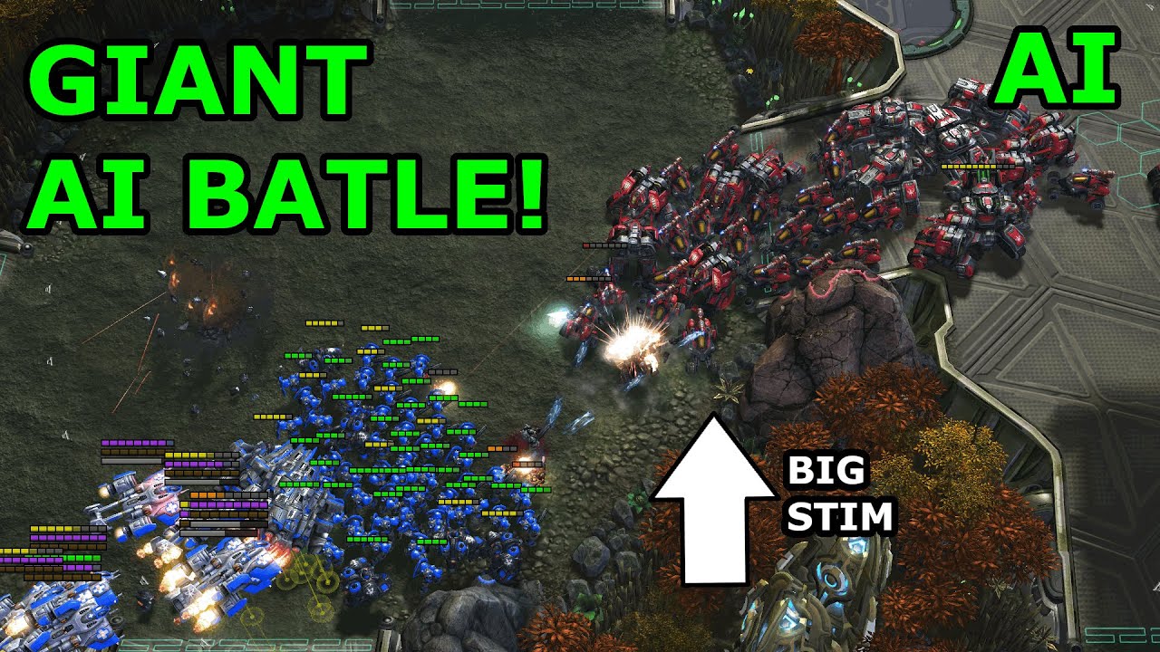 50,000 APM DROPS - ANIBot vs WickedBot - Starcraft 2 AI