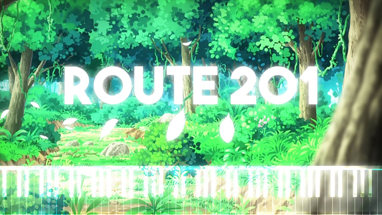 Synthesia [Piano Tutorial] Pokémon Diamant et Perle - Route 201