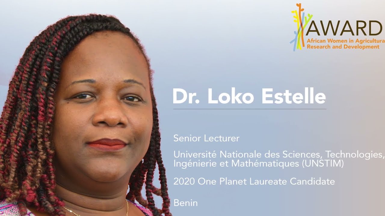 Dr. Laura Estelle Loko Yeyinou, 2020 One Planet Fellowship Laureate Candidate