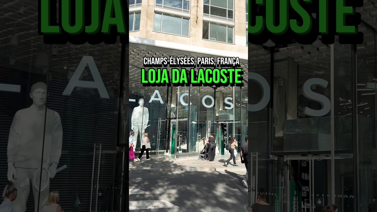 Loja da Lacoste na Fran&ccedil;a