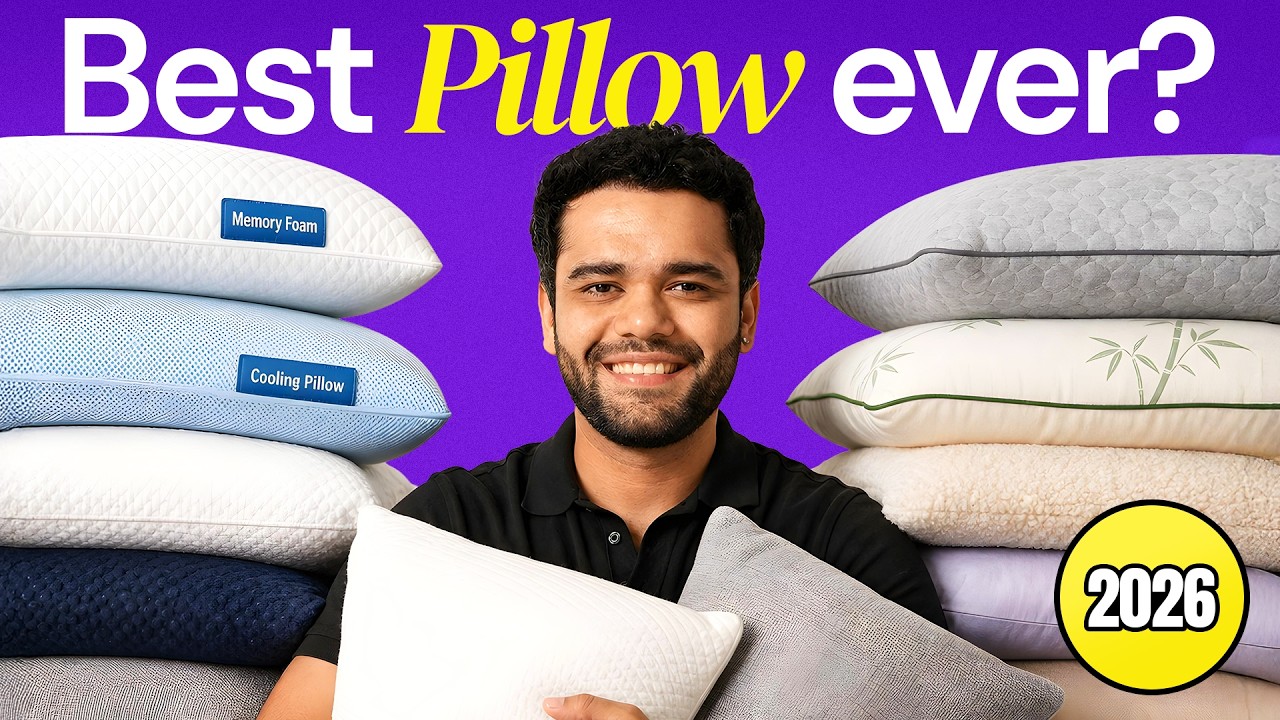 Best Pillows for Sleeping in India 2026 | Neck Pain & Back Pain Fix
