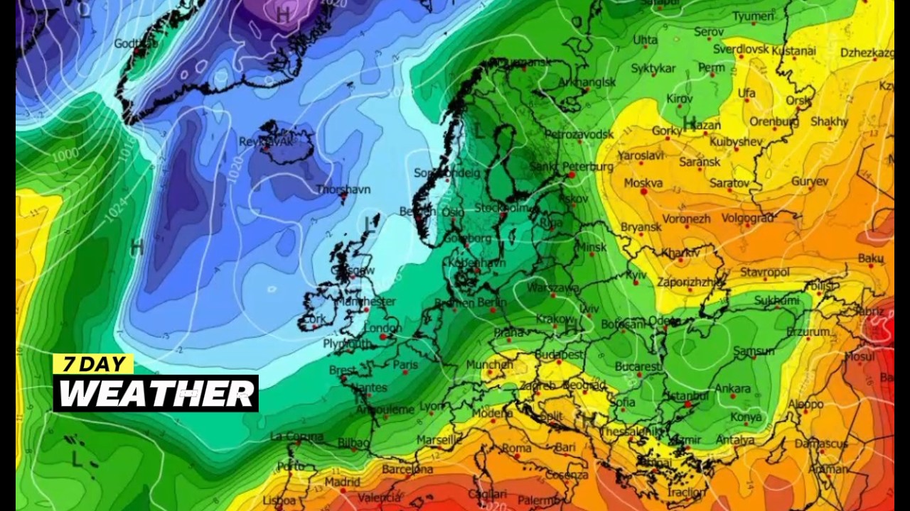 European Weather | GFS Model in 850 hPa August 9, 2026 l Europe Temperature