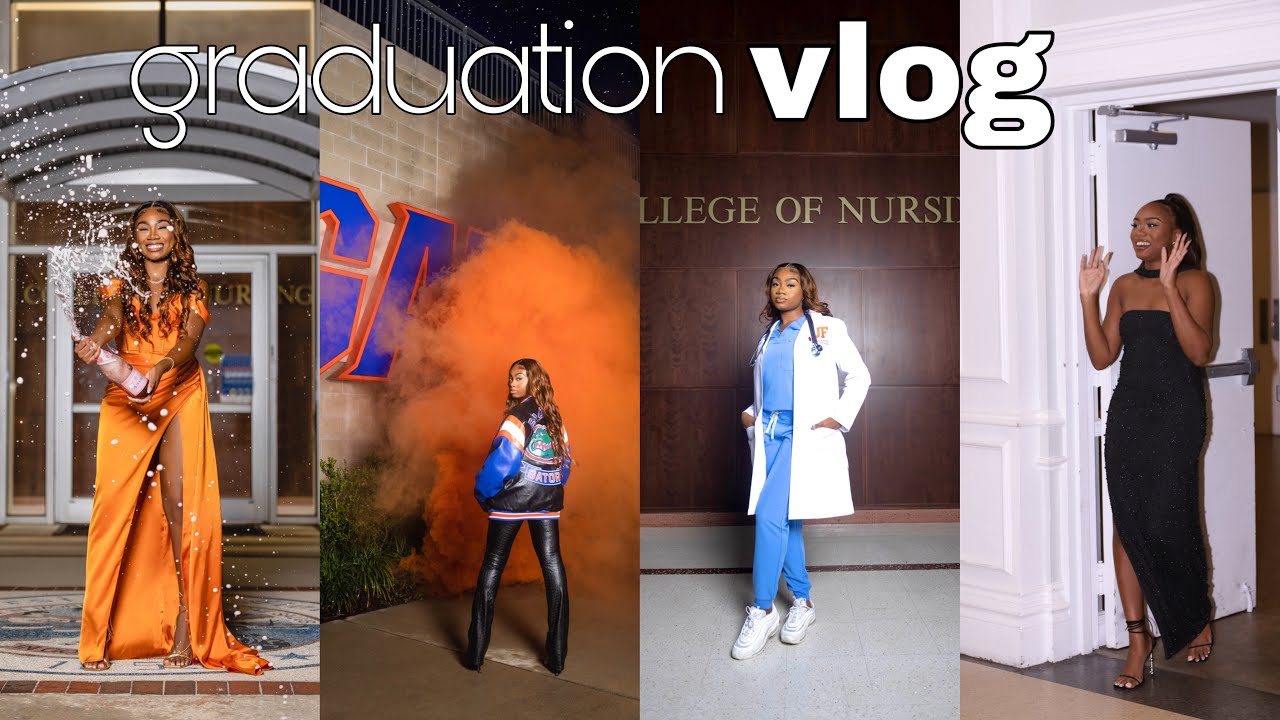 I GRADUATED NURSING SCHOOL !! | grad shoot + graduation day + grad party !