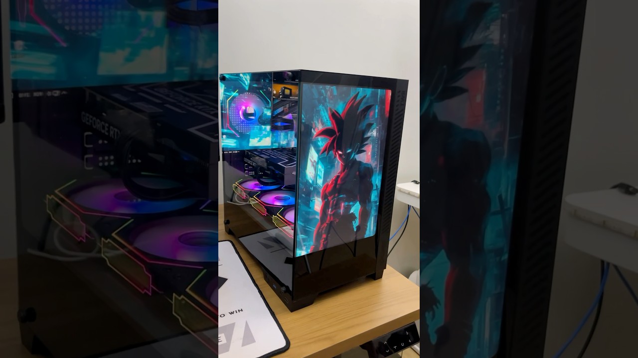 DEIXEI MEU PC GAMER MUITO MAIS BONITO GASTANDO POUCO#pc #gamer #barato #bonito #setup