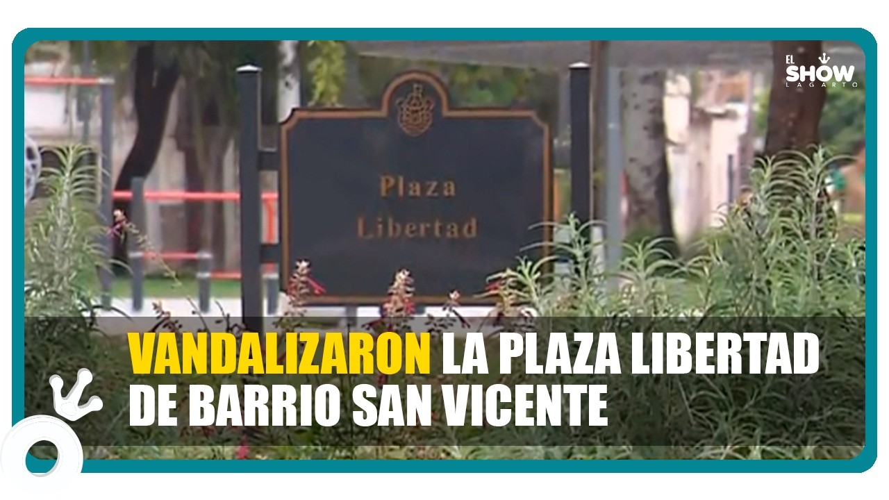 Vandalismo sin límites en Córdoba: la Plaza Libertad sufre robos a días de su apertura