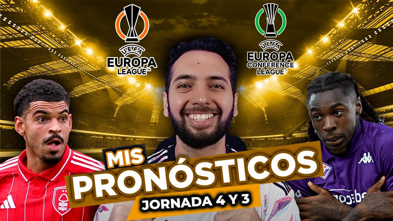 PRON&Oacute;STICOS UEFA EUROPA LEAGUE / UEFA CONFERENCE LEAGUE ⚽️🏆 | APUESTAS DEPORTIVAS | FUTBOL EUROPEO