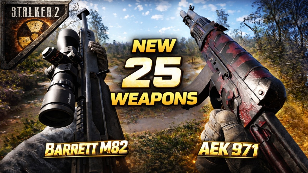 STALKER 2 Mod Adds 25 New Weapons | Full Showcase