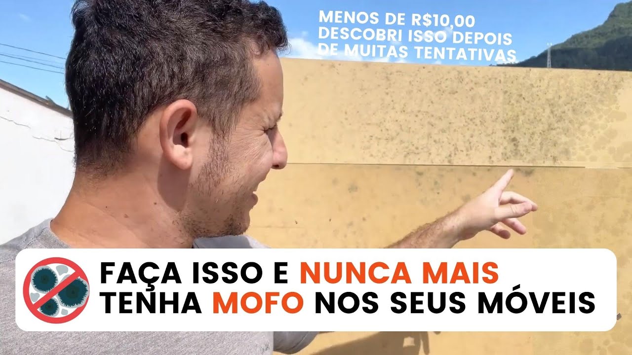 Como Eliminar o Mofo de Forma Definitiva em Fundo de Móveis, Armários e Guarda-Roupas Livre de Mofo