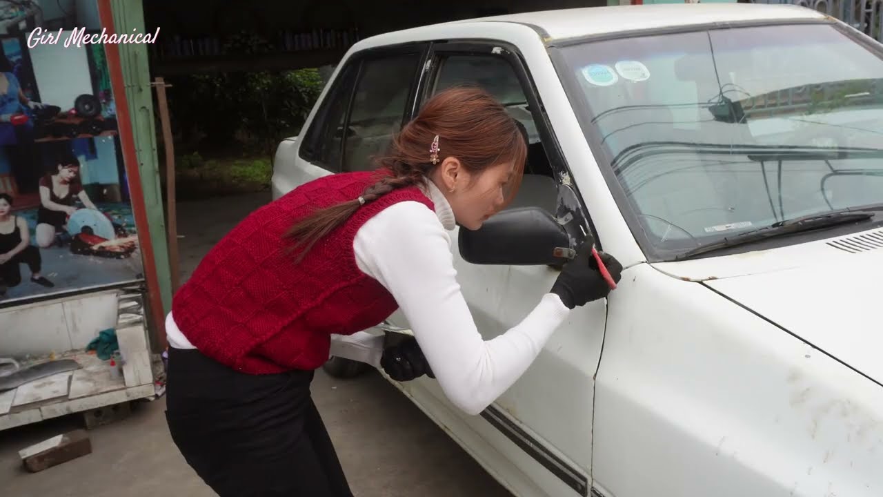 Genius girl's challenge: I completely restored the forgotten CD5 car to its original state.