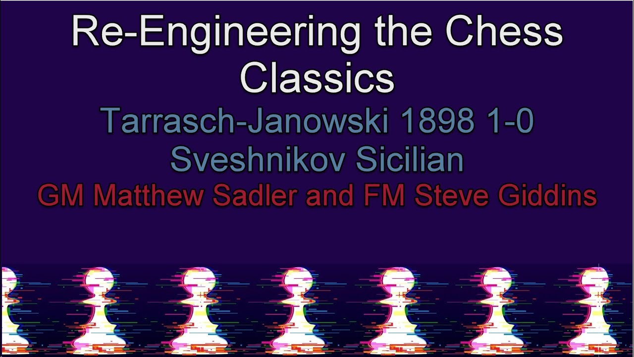 Re-Engineering the Chess Classics: Tarrasch-Janowski 1898 1-0 Sveshnikov Sicilian