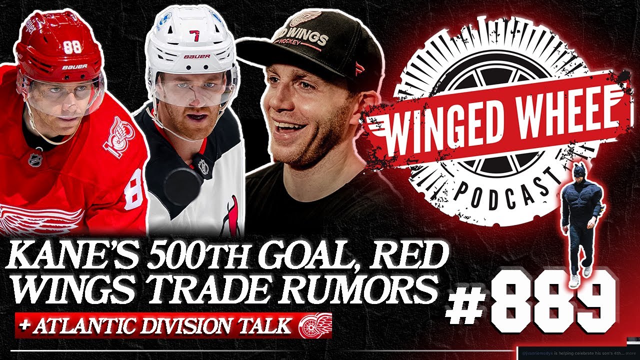 KANE SCORES 500, RED WINGS TRADE RUMORS, & STALWART GIBSON - Winged Wheel Podcast - Jan. 11th, 2026