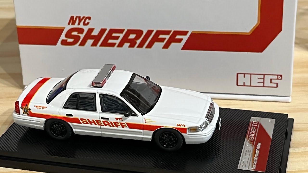 Rollin NYC Sheriff Ford Crown Victoria 1/64 Scale HEC Exclusive 