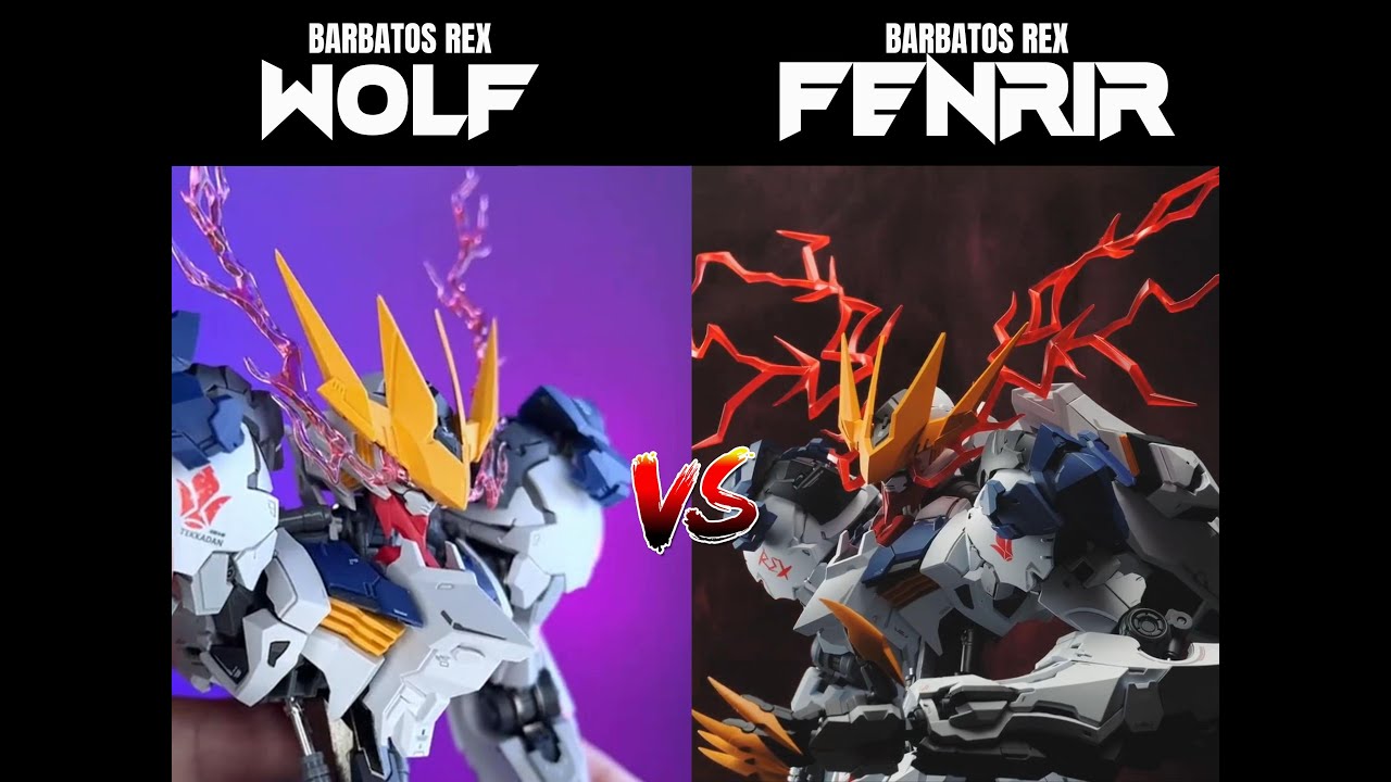 Wolf Technology vs. Lunavor: A Comparison of the Two Wolf Kings #gundam #gunpla  #barbatoslupusrex